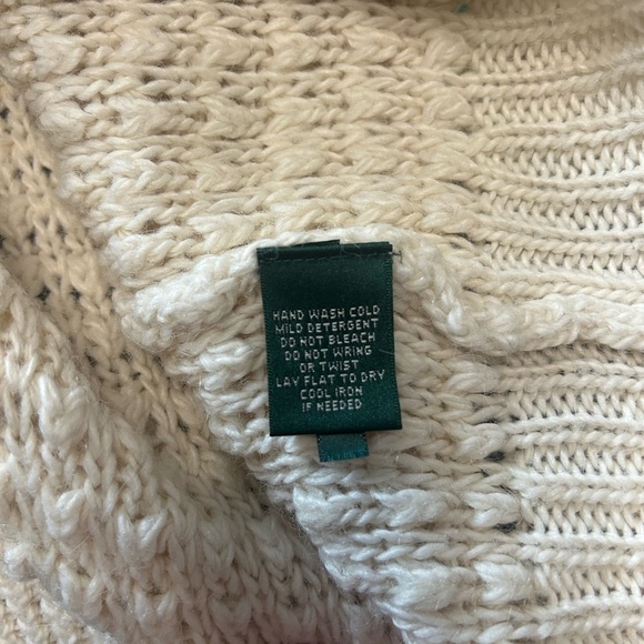 Lauren Ralph Lauren Cream Knit Sweater - Picture 4 of 5